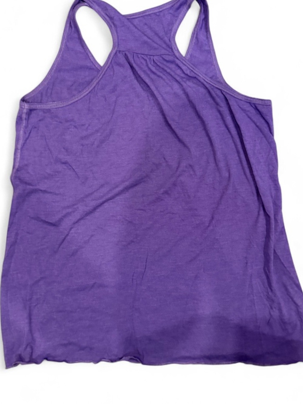 Purple Racerback Tank Top - Lightweight Women's Top